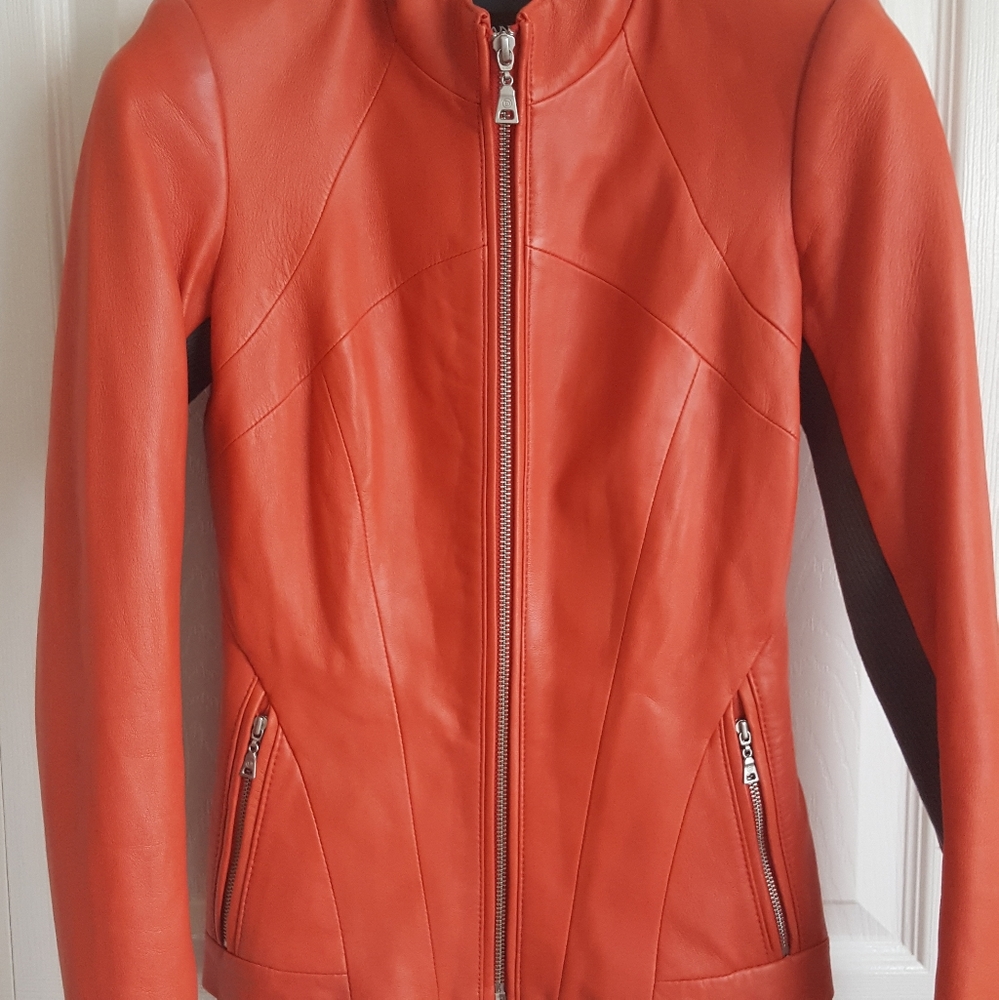 Danier leather jacket 3xs